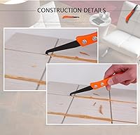 Vista 5 de 12 herramientas para quitar lechada, 2 sierras de lechada y 10 cuchillos de extracción, kit de herramientas de calafateo para cocina, baño