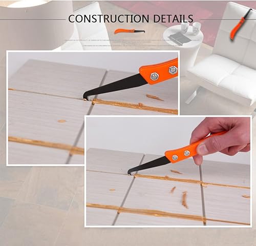 Miniatura 5 de 12 herramientas para quitar lechada, 2 sierras de lechada y 10 cuchillos de extracción, kit de herramientas de calafateo para cocina, baño,