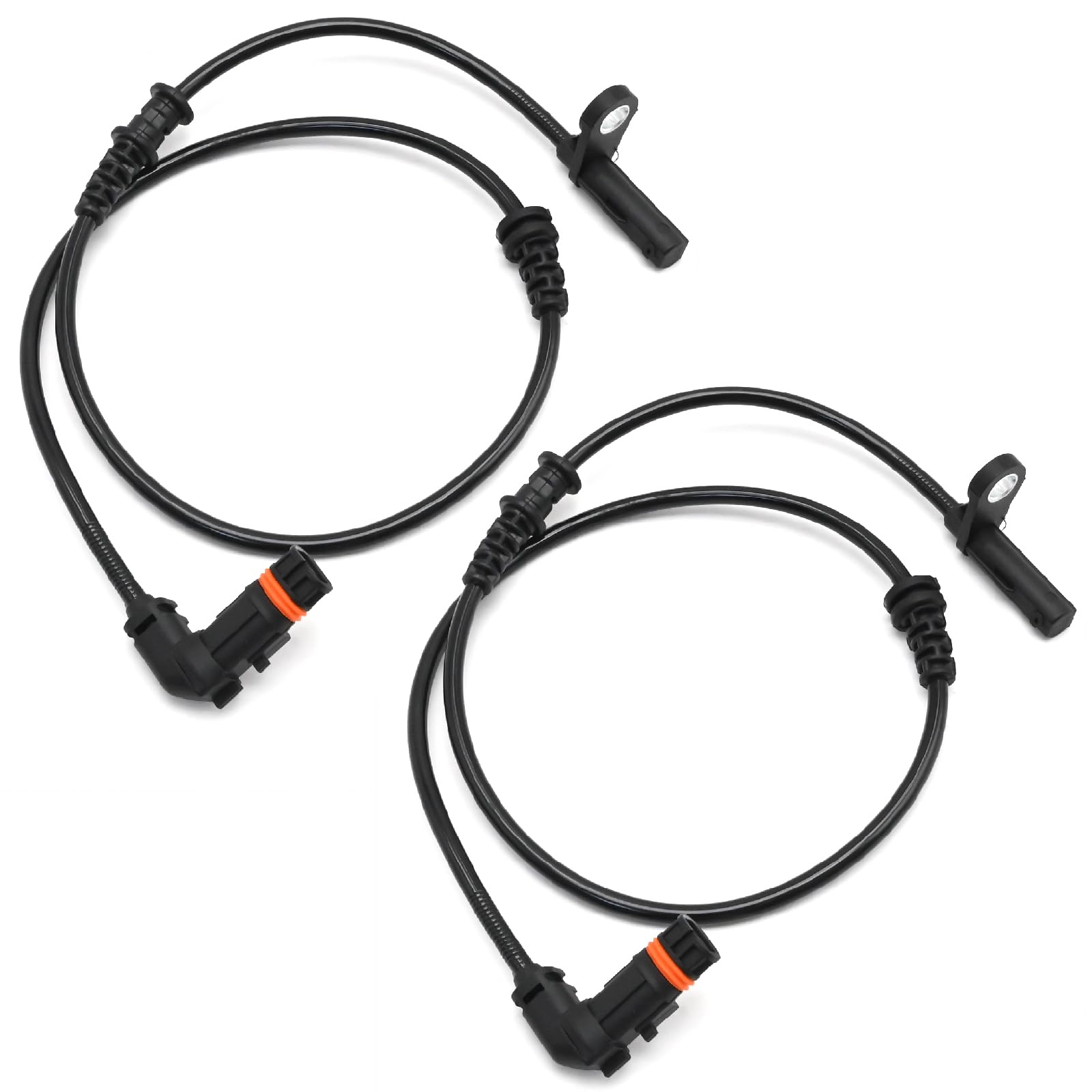 Lot de 2 capteurs de vitesse de roue ABS 2049052905, capteur ABS avant gauche et droit, remplacement pour Mercedes-Benz Classe C W204 C204 S204 2007-2014, remplace 2049057900
