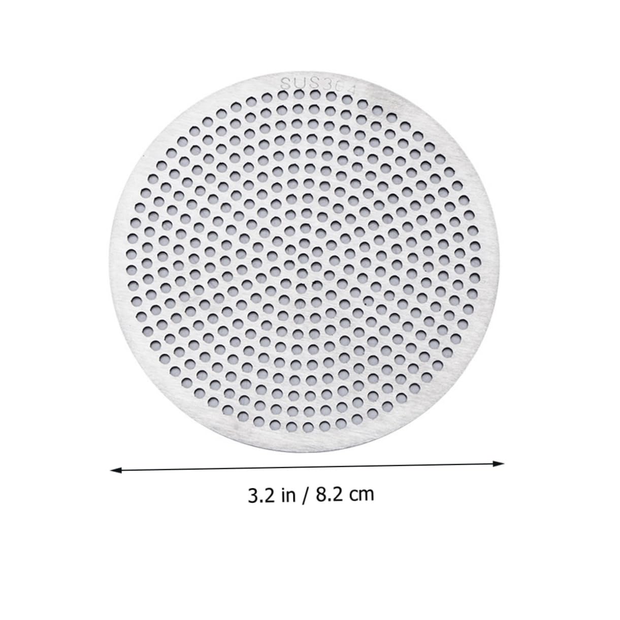 KALLORY Bathroom Hair Catcher Drain Cover Shower Fine Filtering Shower Bathtub Drain Screen for Kitchen Laundry and Bathroom Use