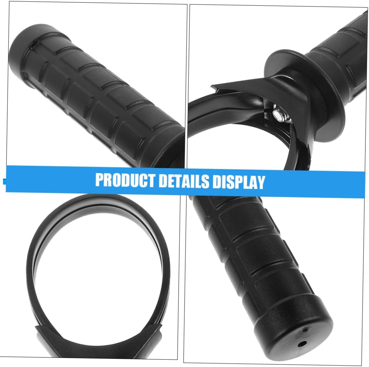 2pcs Gyro Handle Accessory for Wrist Strength Training Material Easy to Install Grip for Weightlifting Resistance Band Workouts Detachable Design for Storage