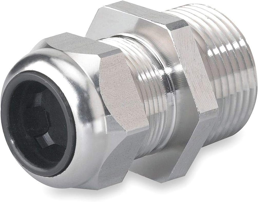 Liquid Tight Connector, 3/4in, Silver