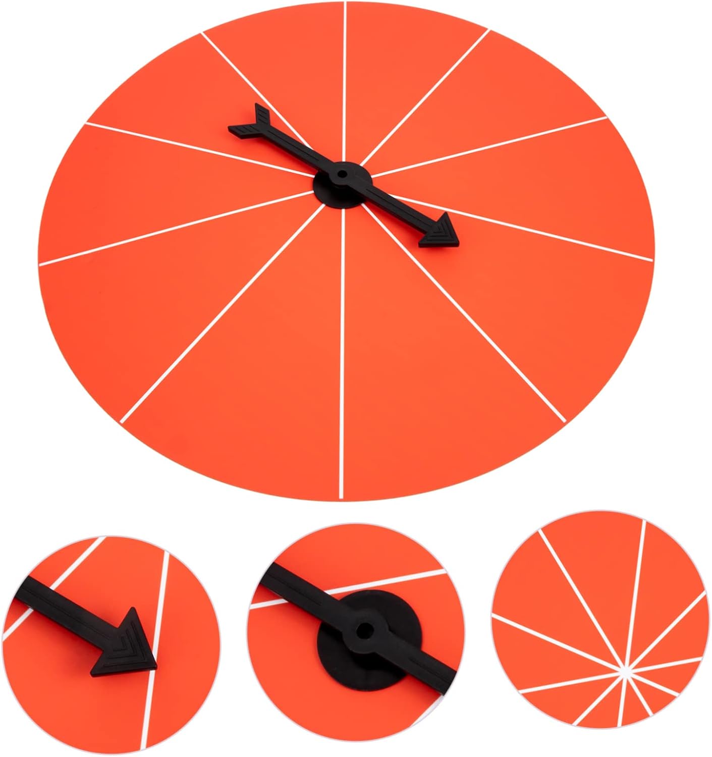 Rotatable Prize Wheel for Parties Tabletop Game Wheel for Raffles Drawings and Celebrations and Compact Design for Engaging Fun Activities