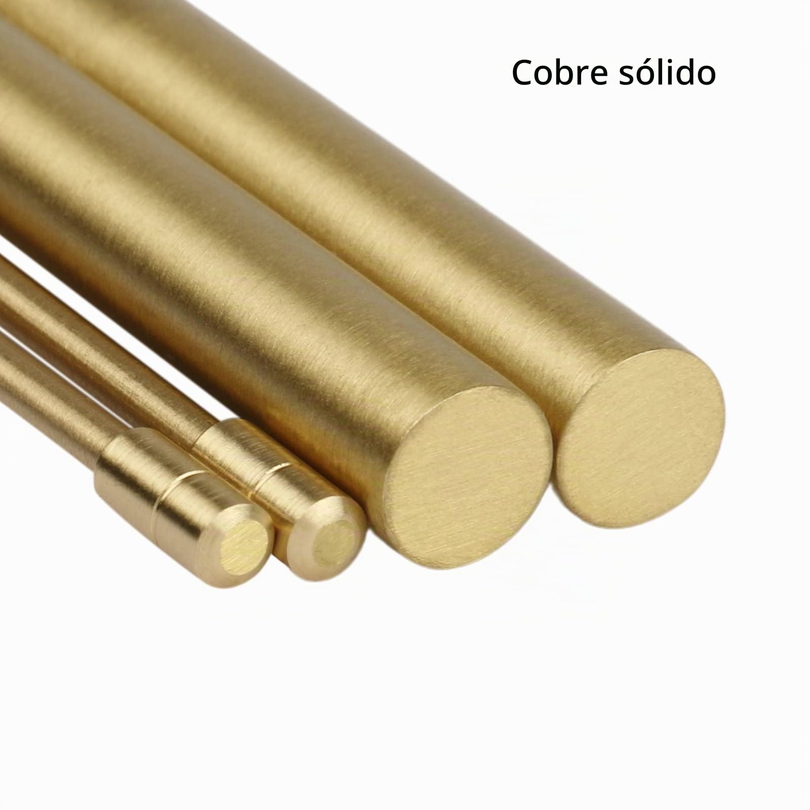 Cobre Varillas Radiestesia, Cobre Sólido y Varillas de Latón para Radiestesia para Rastreando Energía Espiritual, Cacería de Fantasmas, Adivinación, Localizar Objetos Perdidos o Preguntas de Sí/No
