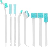 Vista 1 de 8Pcs Small Household Cleaning Brushes, Tiny Cleaning Brush Set Micro Scrubber 8 in 1 Detail Cleaning Brush Small Holes Corner Space Keyboard Bottle