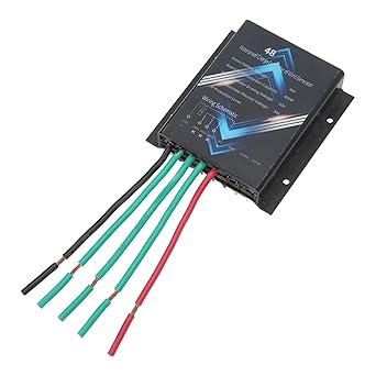Wind Generator Controller, Multi Edge Baseplate Wind Generator Regulator Waterproof Protection 400W 48V 48V Rated Battery Voltage for Factory