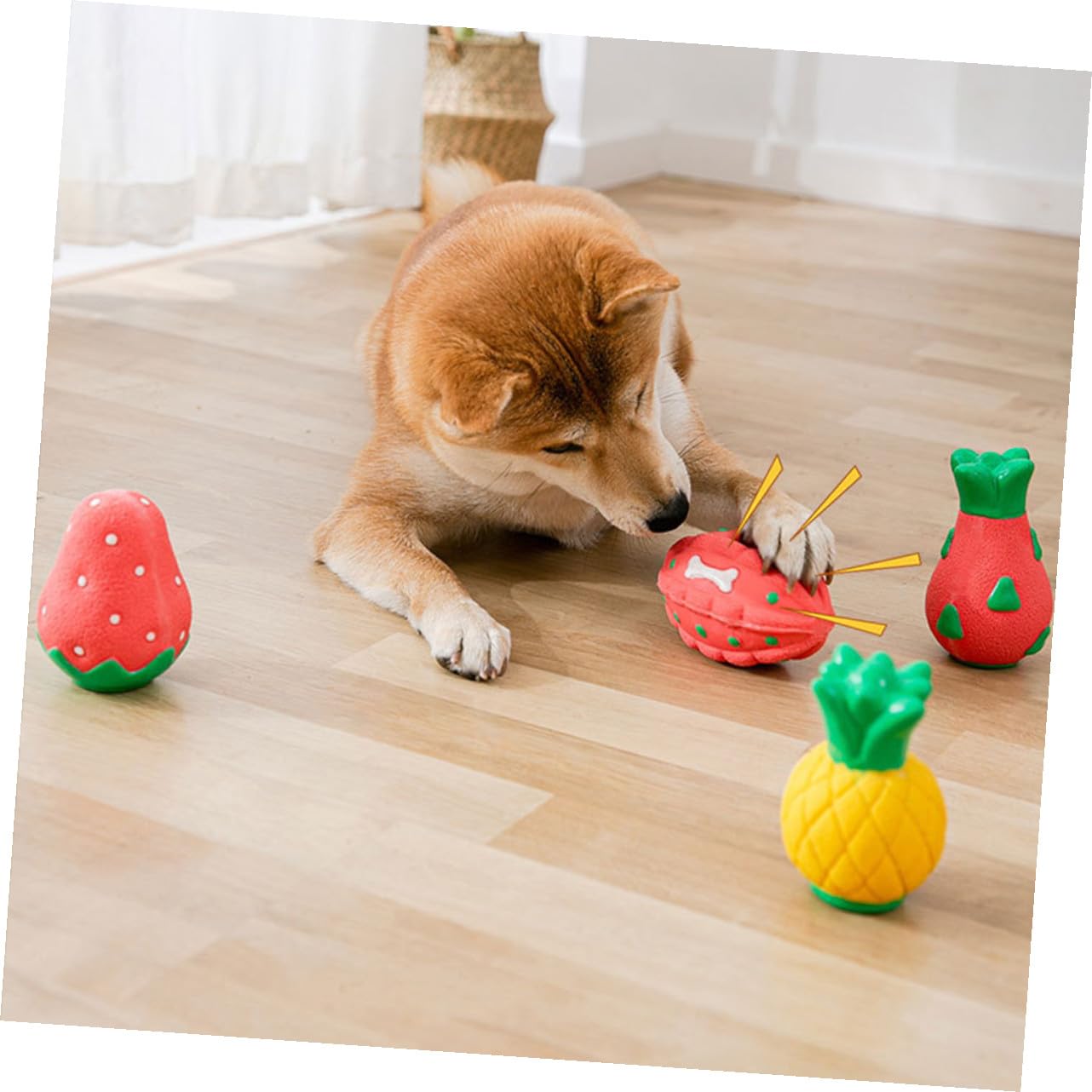 Didiseaon 5 Pièces Jouet pour Chien Balles pour Chiens Jouet pour Animaux De Compagnie Jouet À Mâcher Agressif Jouets À Mâcher pour Chien Doggiejuana Aller Jouer Jouets De