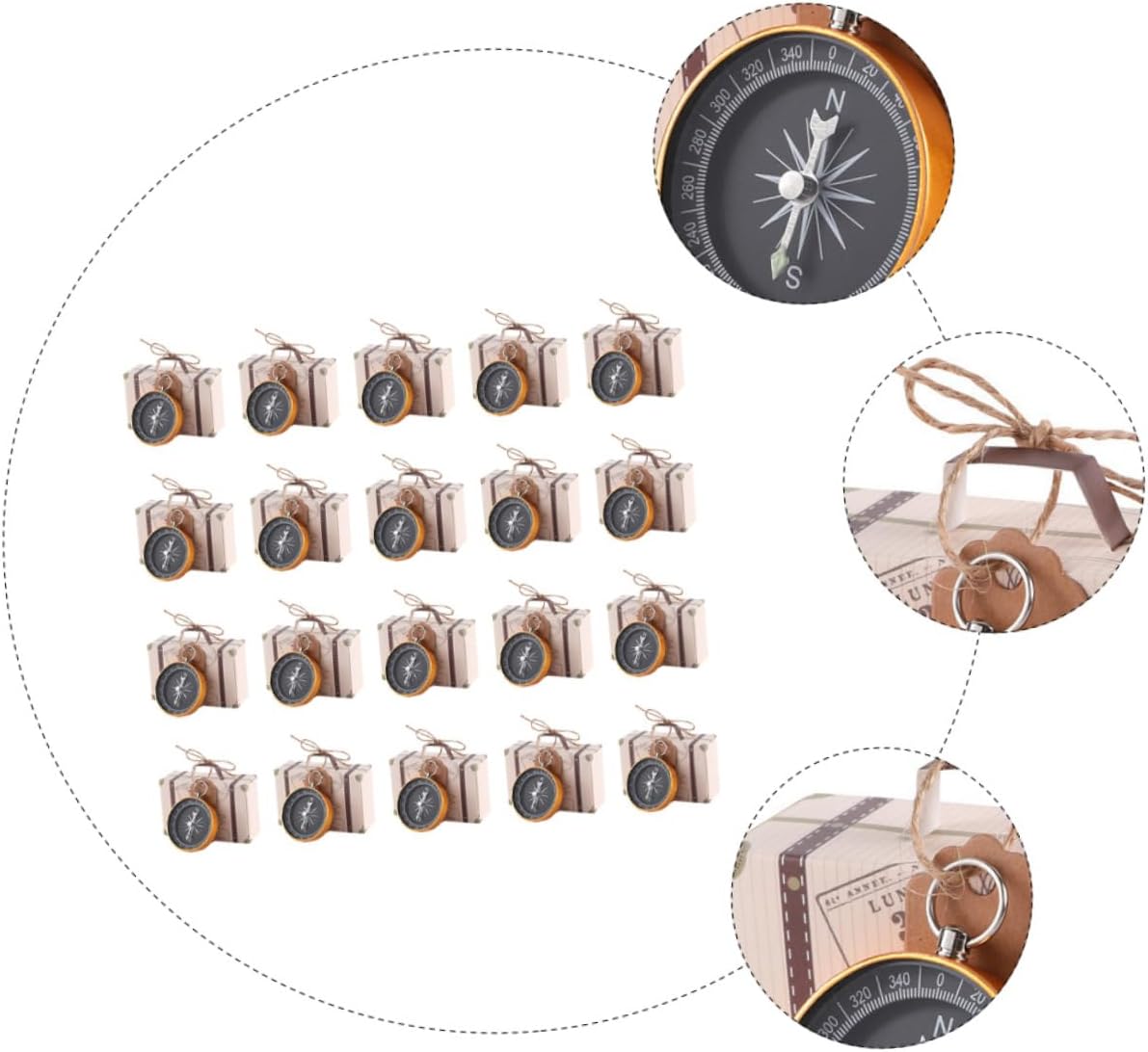 KOMBIUDA 20pcs Wedding Candy Boxes Rustic Party Favor Supplies for Weddings Birthdays and Celebrations Decorative Paper Storage for Treats and Sweets