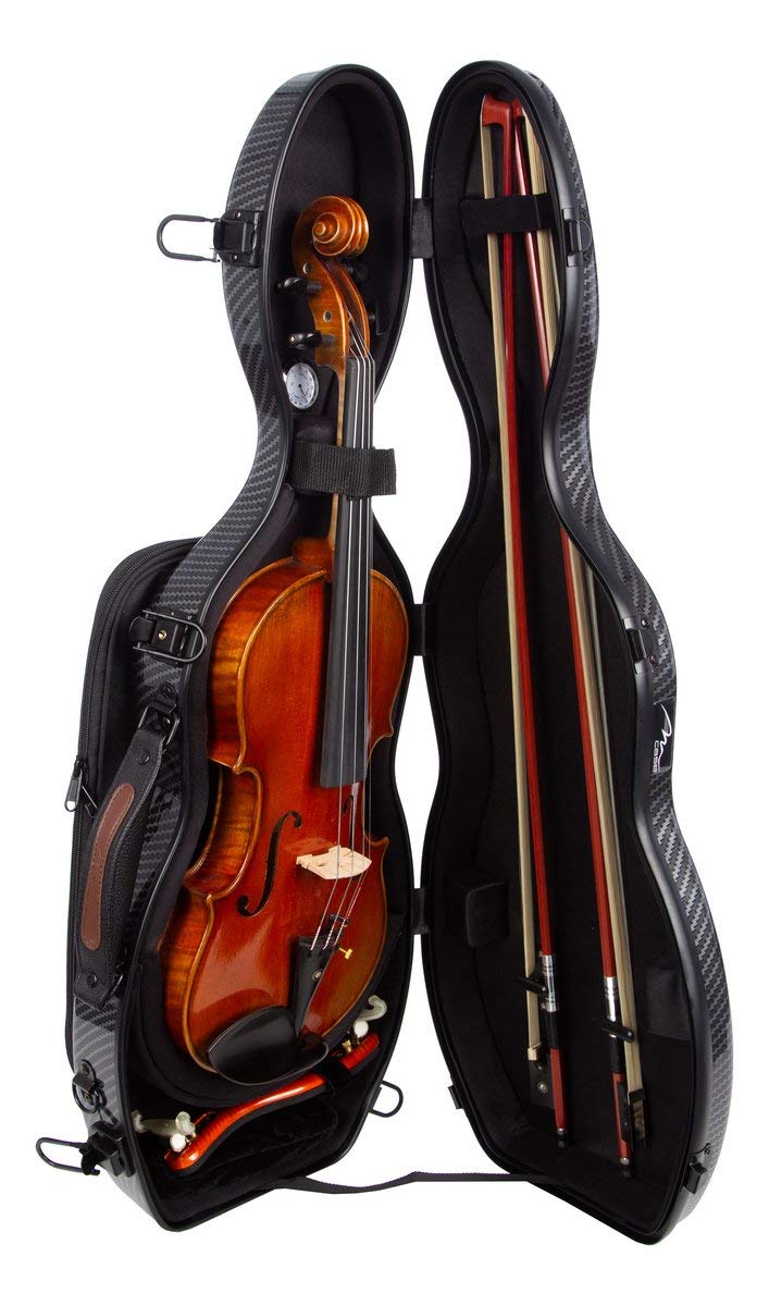Custodia per violino Fiberglass Ultra Light 4/4 special black M-Case