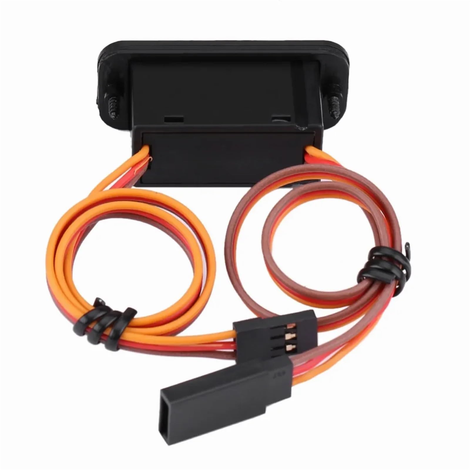 Piezas Mejora RC Receptor De 6-12 V Y 12 A Conectores Interruptor para Coches RC, Alta Resistencia con Indicador Luminoso JR Encendido/Apagado Piezas Repuesto
