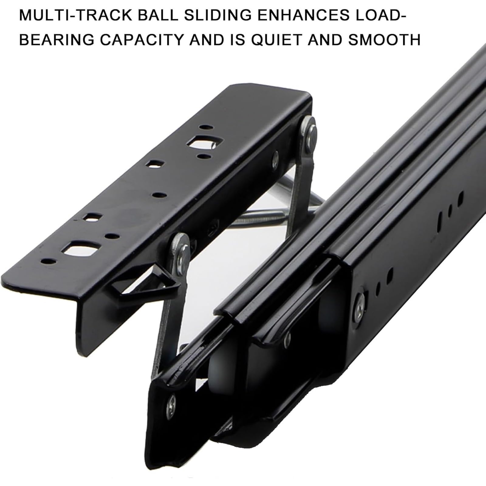 Heavy Duty cassetto scorrevoli, meccanismo a sfera estensione completa, soft close, supporta fino a 45 kg per un funzionamento regolare