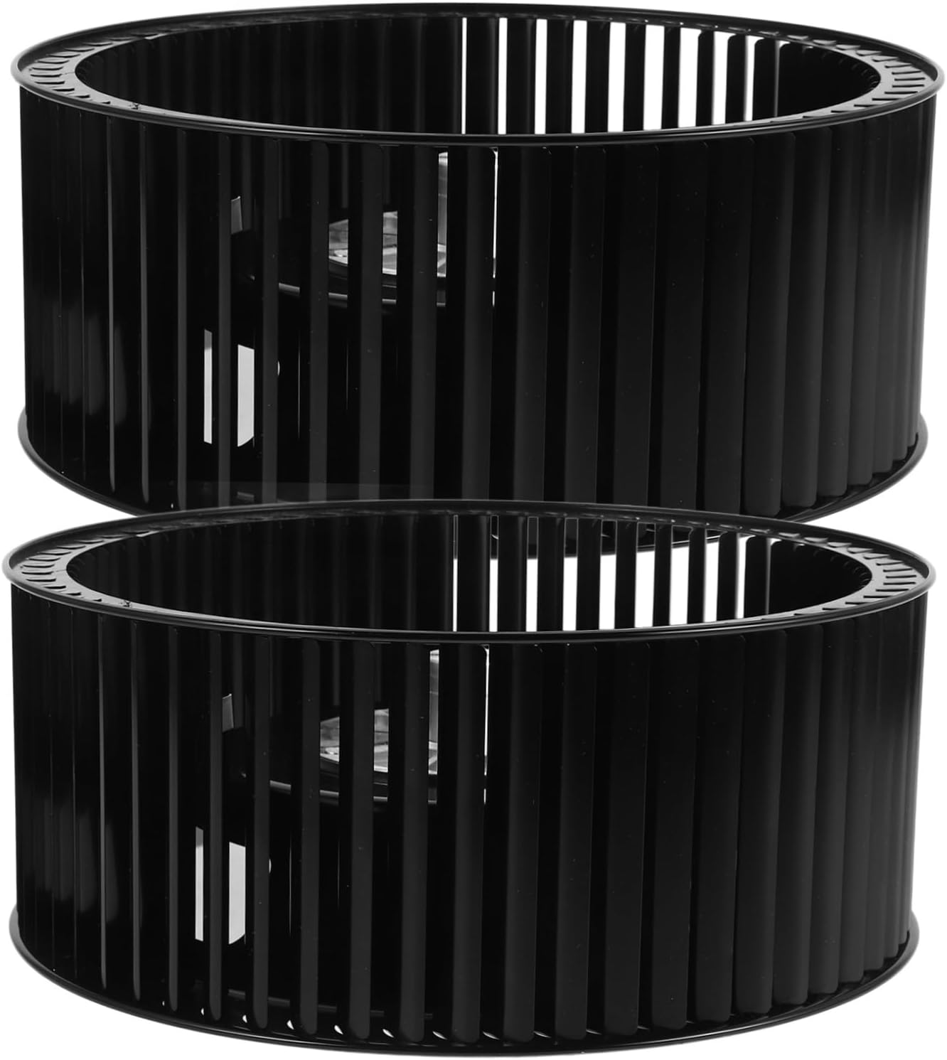 DOITOOL 2pcs Kitchen Exhaust Fan Motor Replacement Wind Wheel Range Hood Parts for Easy Installation Low Noise Operation Compatible with Various Models