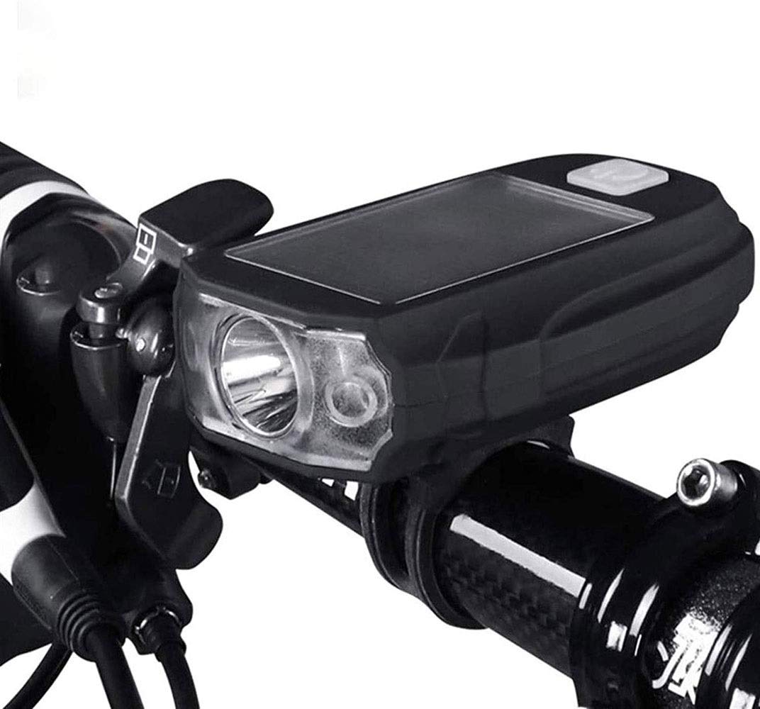 Conjunto de luz de Bicicleta Recargable USB Ultra Brillante, Faro Delantero de la Bicicleta Potente, 3 Modos de luz, fácil de Instalar para Hombres Mujeres niños Carretera montaña Ciclismo