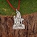 Spiritual Hanuman locket Premium Religious Handmade Pendant with Chain For Men Women (Shiv Ji Silver)