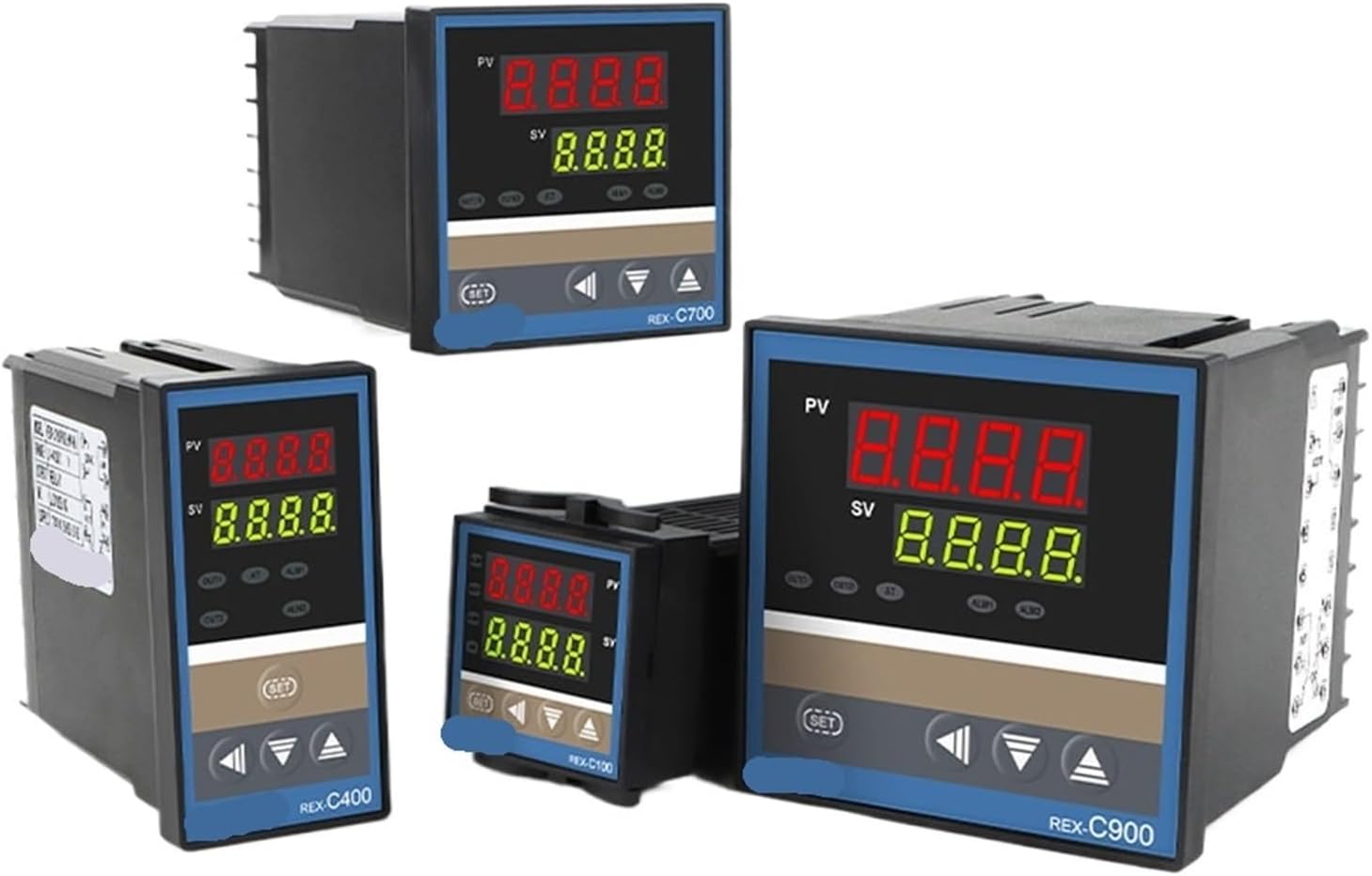Rex-C100 Pid Intelligent Temperature Controller Rex-C400 Industrial Temp Regulator Rex-C700 Digital Thermostat