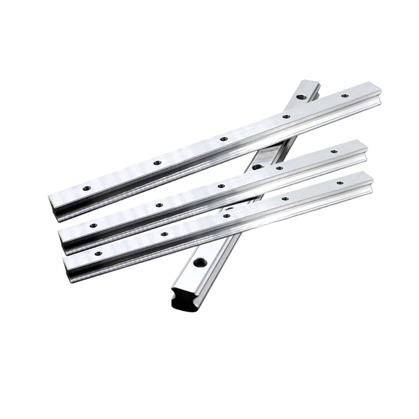 Guía Deslizante Lineal en Miniatura 4 Uds. Rieles lineales HGR25 de 200-500mm con tamaño de Enchufe Verde Igual Que Las guías de Orificios guía Lineal (Color : 4PCS HGR25, Size : 200mm)