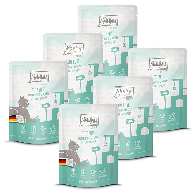 MjAMjAM - comida húmeda premium para gatos - Quetschie