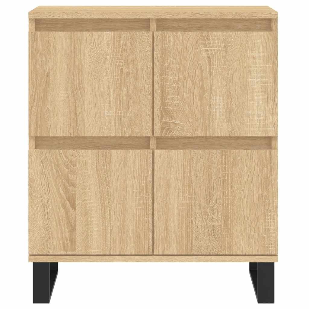 Credenza 2 pz Rovere Sonoma 120x35x70 cm Legno Multistrato