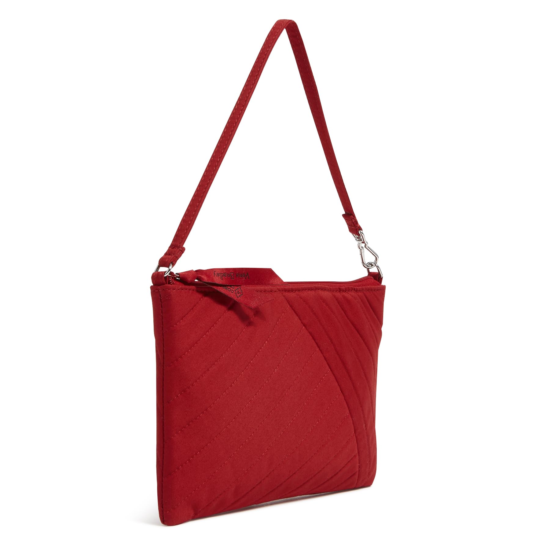 Vera Bradley Women's Cotton Convertible Wristlet With RFID Protection, Cardinal Red, One Size