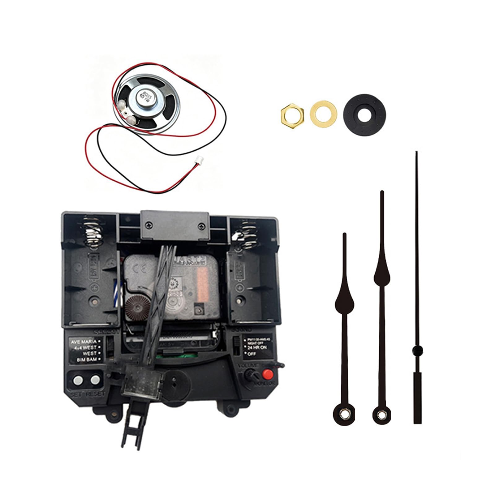 ZEPFJHE Pendulum Clock Movement Swing Wall Clock Motor Mechanism Repair for Swinging Wall Repair Parts