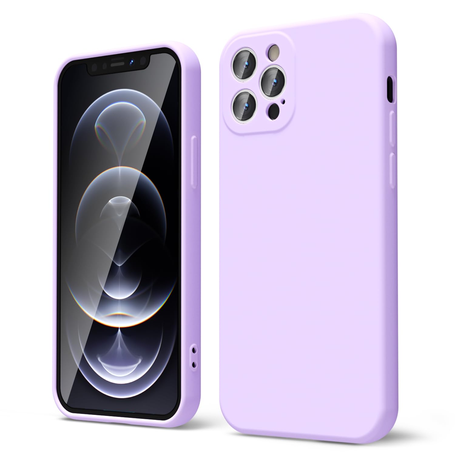 oakxco for iPhone 16 Pro Max Case Liquid Silicone, Soft Rubber Gel Elegant Aesthetic Basic Simple Cover, Cute Thin Slim TPU Matte Solid Color Plain Smooth Case for Women Girl, Light Pink — view 444