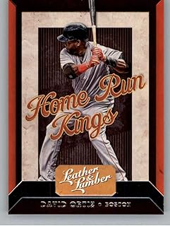 2019 Panini Leather and Lumber Home Run Kings Baseball Retail #5 David Ortiz Boston Red Sox Official MLB PA Baseball Card in Raw (NM or Better) Condition