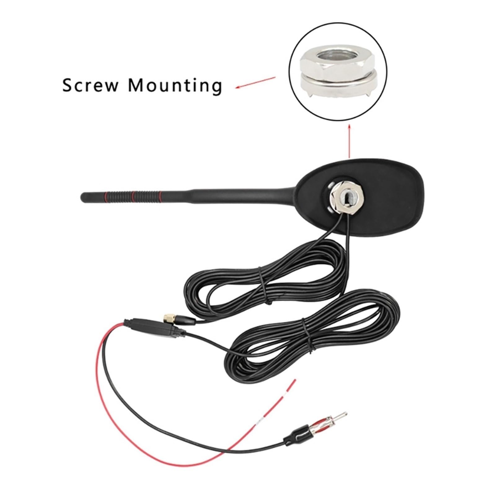 BEUTEE Voiture Auto GPS + FM/AM + Dab antenne Radio amplificateur de Signal aérien Dab + récepteur