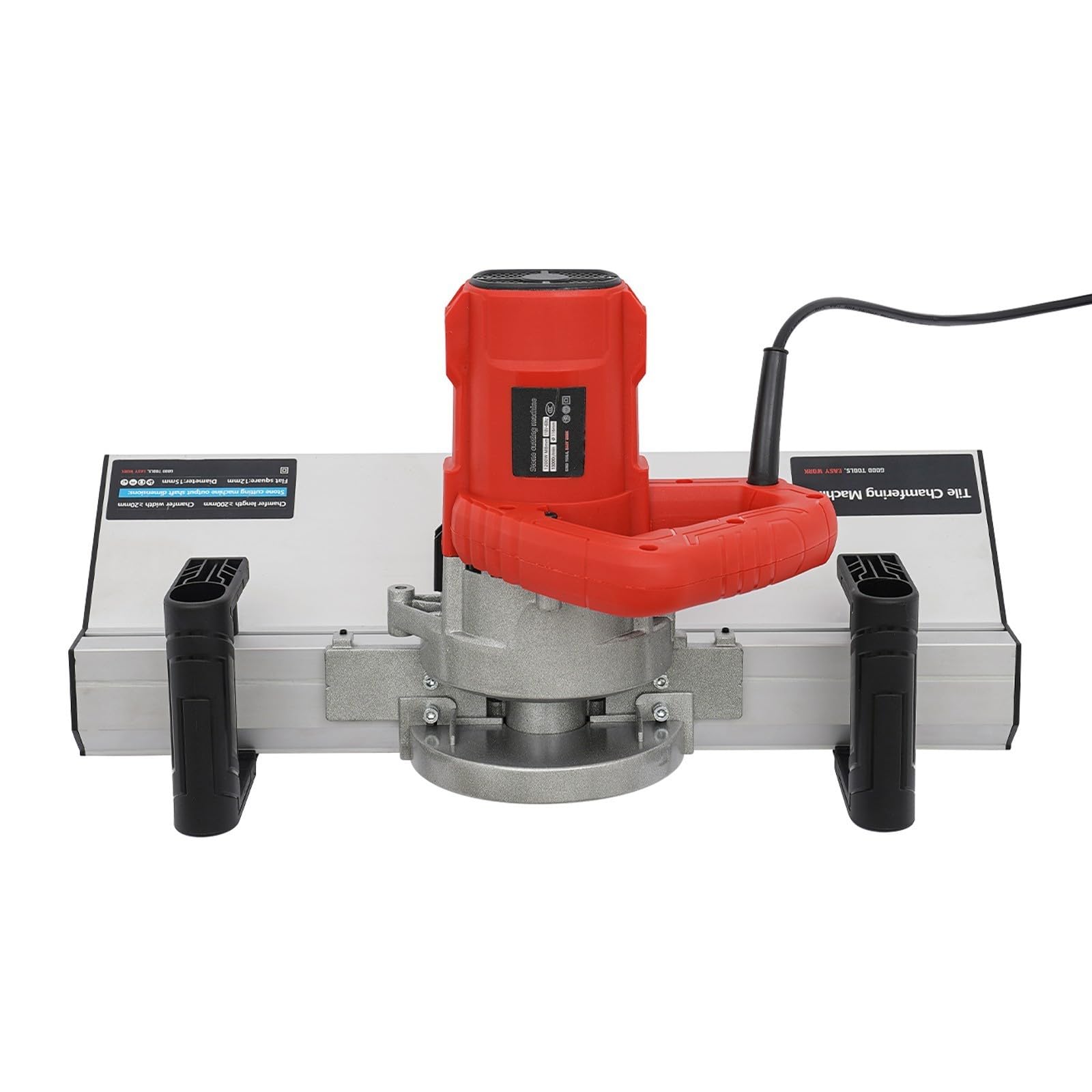 Máquina de biselado para azulejos de 1200 W, cortador de azulejos eléctrico para biselar, herramienta de corte de borde de 43 grados, máquina de ángulo con refrigeración por agua para biselado preciso