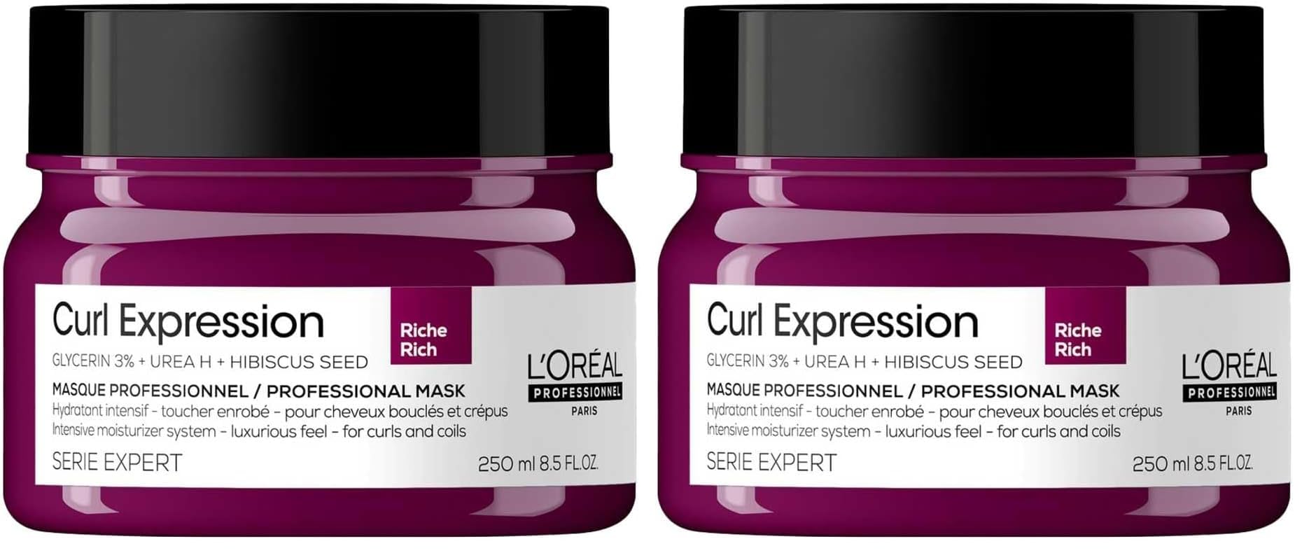 L'Oréal Professionnel Pflegende Haarmaske für welliges und lockiges Haar, Serie Expert, Curl Expression Intensive Moisturizer Mask Rich