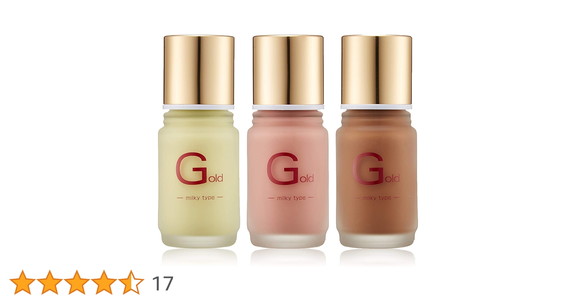 （3本セット）ジュポン化粧品16号2本+17号1本 Amazon | 【ジュポン】 JUPON ゴールドファンデーション基本色3本