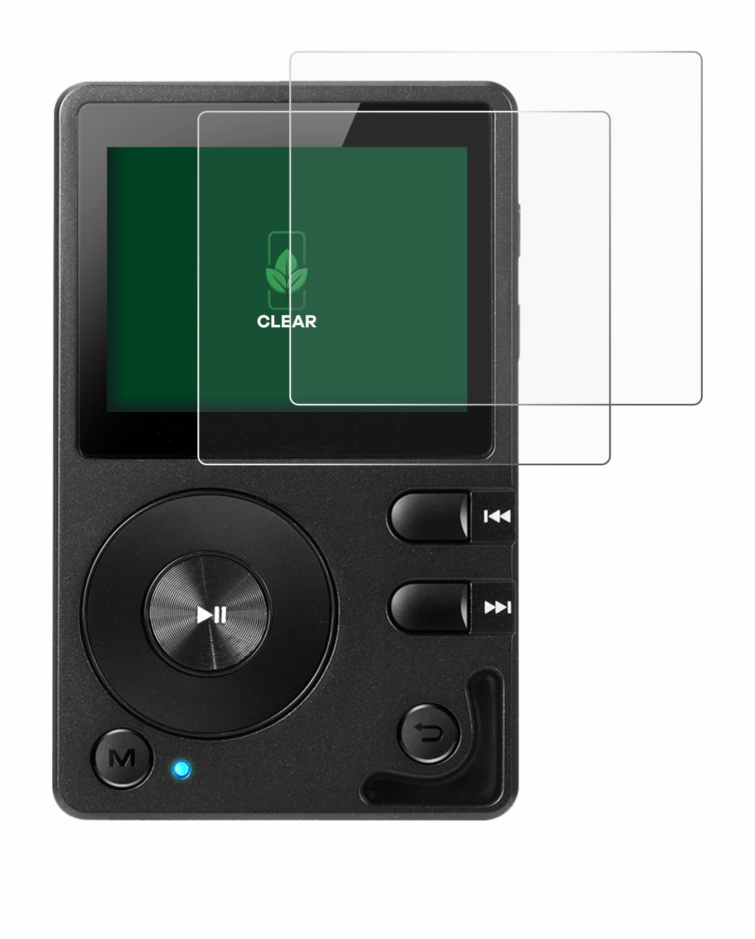 ScreenLeaf (2 Pack Screen Protector Compatible with HiFi Walker H2 [Sustainable Screen Protection, Clear, Anti-Scratch]