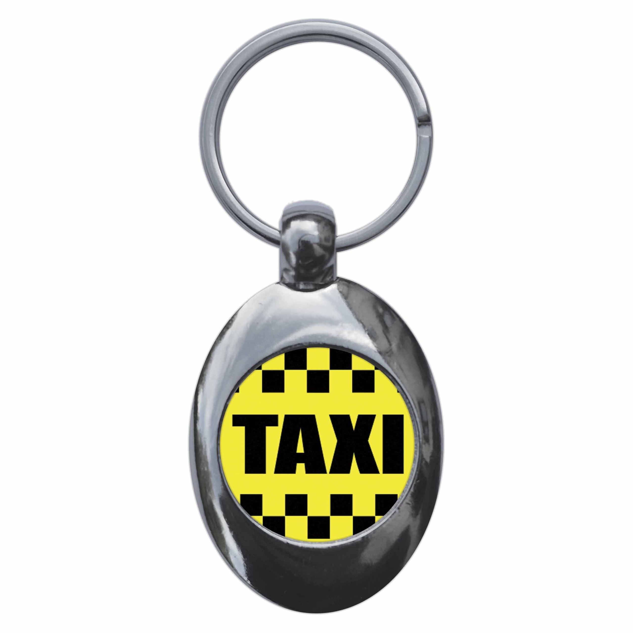 Ozorath Taxi Keyring with Trolley Coin