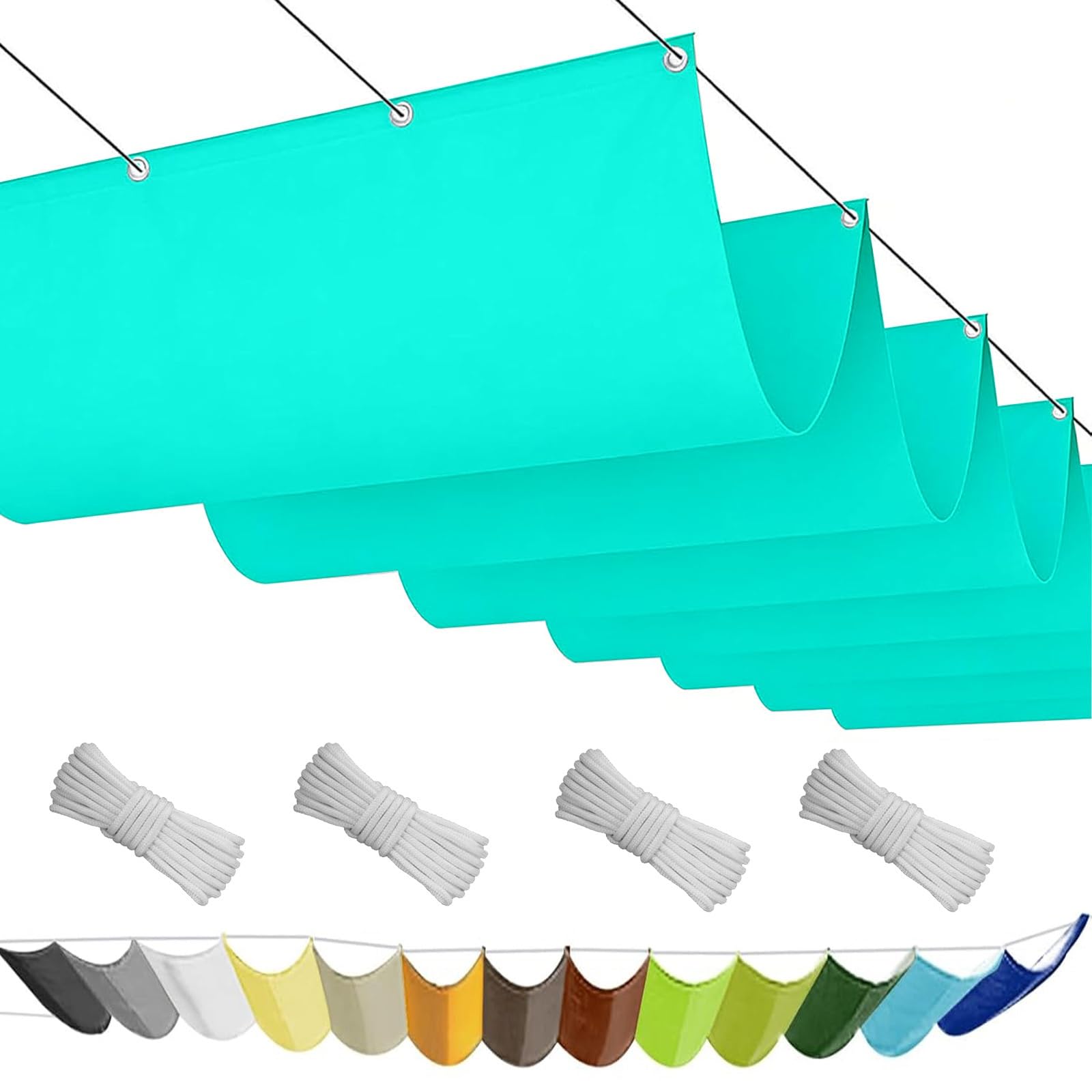Voiles pour patio et terrasse : briquez votre grand balcon d'azur frais