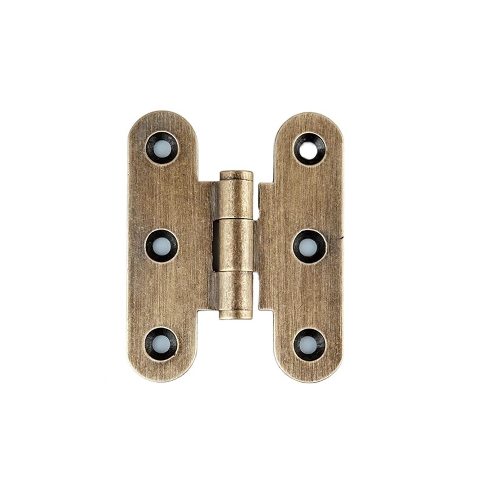Sfoikvg T3609 6.4Cm Bronze Door Hinges Hinges 4Pcs Antique Brass Door Bronze Furniture Cabinet Drawer Butt Hinge For Vintage Jewelry Wooden Box Hardware For Outdoor Doors(T3609 6.4Cm Bronze)