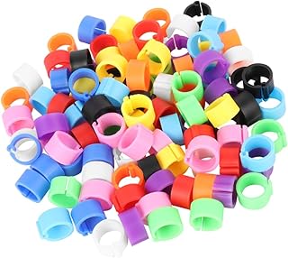 Yardwe 150 Pçs Pombo-Correio Tornozeleira Anéis De Calopsita Pombos De Anel De Identificação Anel De Pássaro Bandas De Perna Bandas De Pombo Bandas De Anel De Pombos Anel De