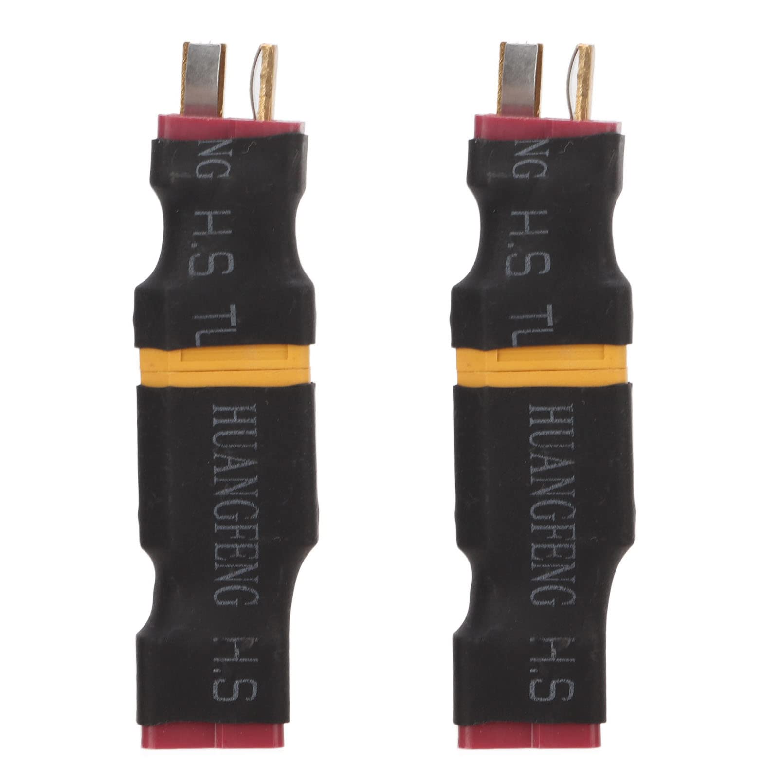 FPVDrone Deans T-Plug EC3 XT60 - Adattatori maschio femmina con cavo in silicone 14AWG e tubi termorestringenti per motore a batteria RC ESC Lipo (52 pezzi