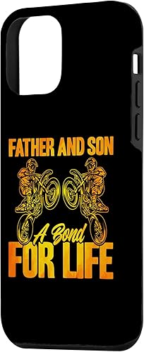 Miniatura 2 de Funda para iPhone 12 Mini Dirt Bike Rider Motocross Watercolor Father And Son