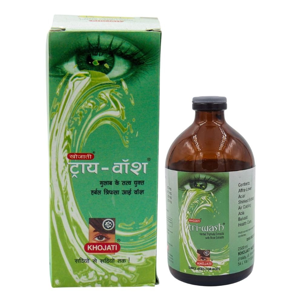 Khojati Tri-Wash || Pack Of 100 Ml || Useful For Eye Cleansing-image-13