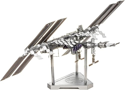 Miniatura 4 de Metal Earth Fascinations Premium Series Estación Espacial Internacional 3D Kit de modelo de metal con pinzas