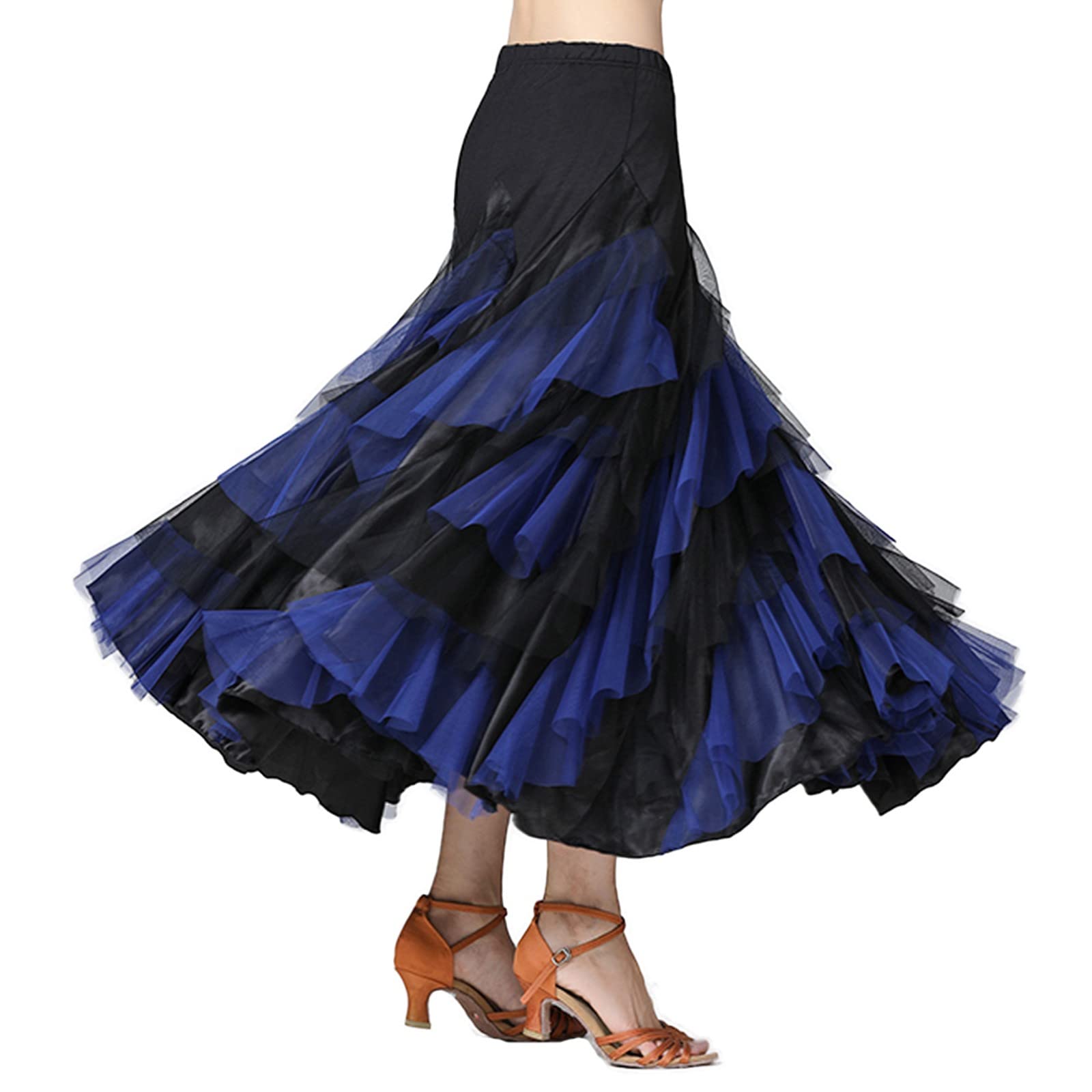 Tütü Rock Damen Tüllrock Elastischer Hohe Taille Petticoat Tutu Unterrock 80er Retro Jahre Outfit Ballettrock Tüllrock Tanzkleid Ballett Cosplay Festliche Karneval Kostüm