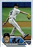 2023 TOPPS RAINBOW FOIL #29 TREVOR ROGERS MIAMI MARLINS BASEBALL OFFICIAL TRADING CARD OF THE MLB