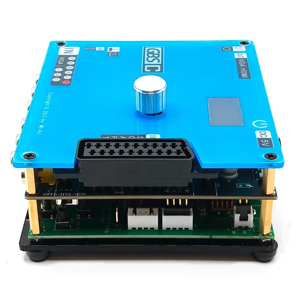 NONDK Convertidor Actualizado, Transcodificador de Video para Juegos de Control GBS, Señal RGBS VGA Scart YPbPr A VGA HD Upscalers
