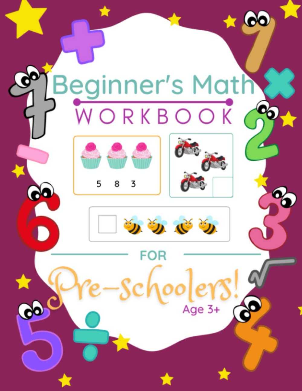 Beginners Math Workbook for Preschoolers Age 3+