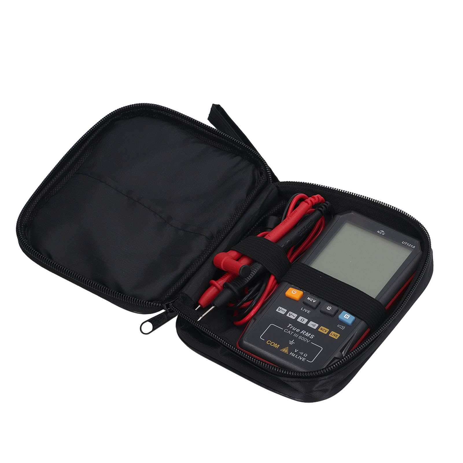 Multímetro Inteligente Multímetro Digital Automático NCV CA CC Resistencia de Voltaje Probador de Diodo de Frecuencia 600 V Alarma Audible Anti-quemaduras para