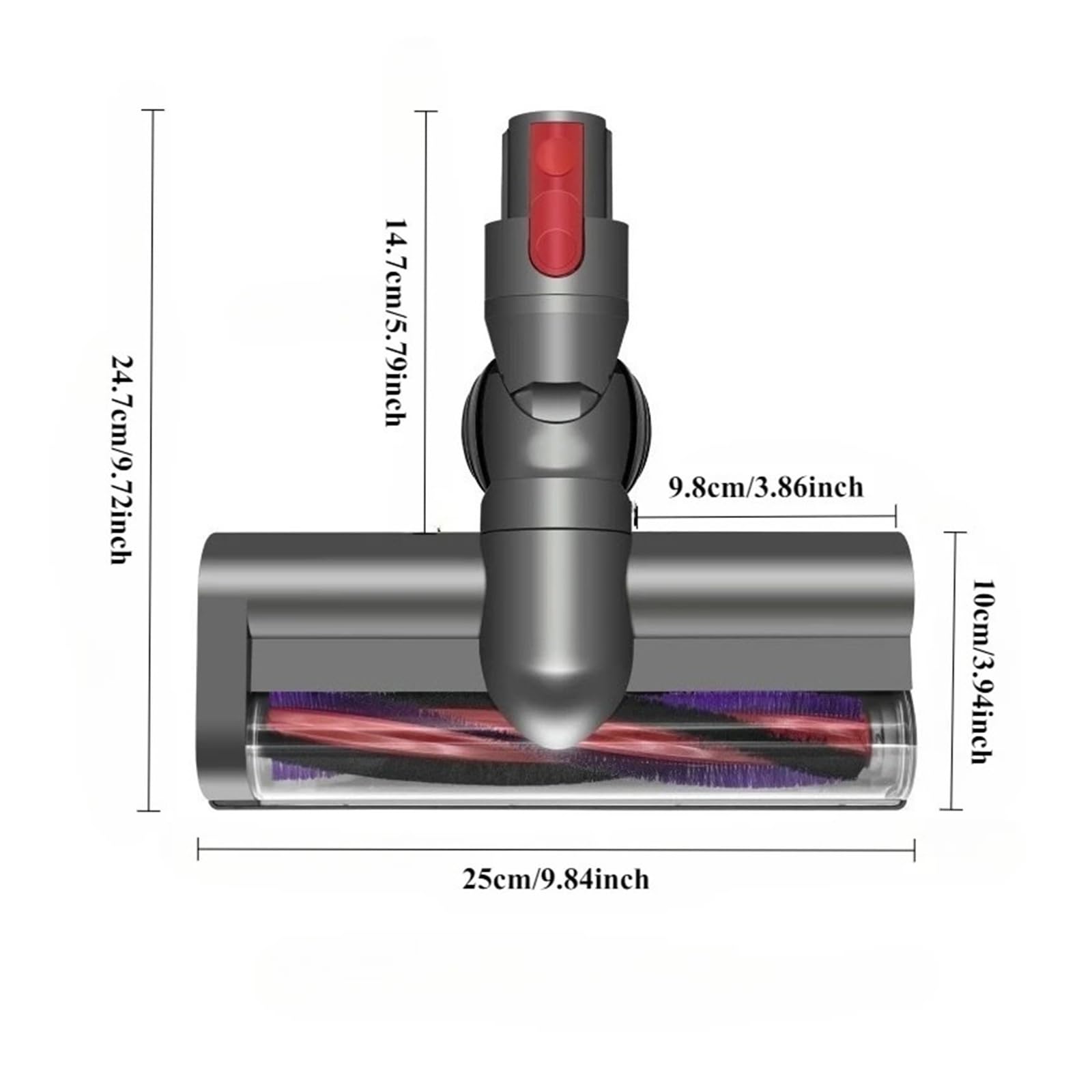 Elektrische motorisierte Bürste, kompatibel mit Dyson
