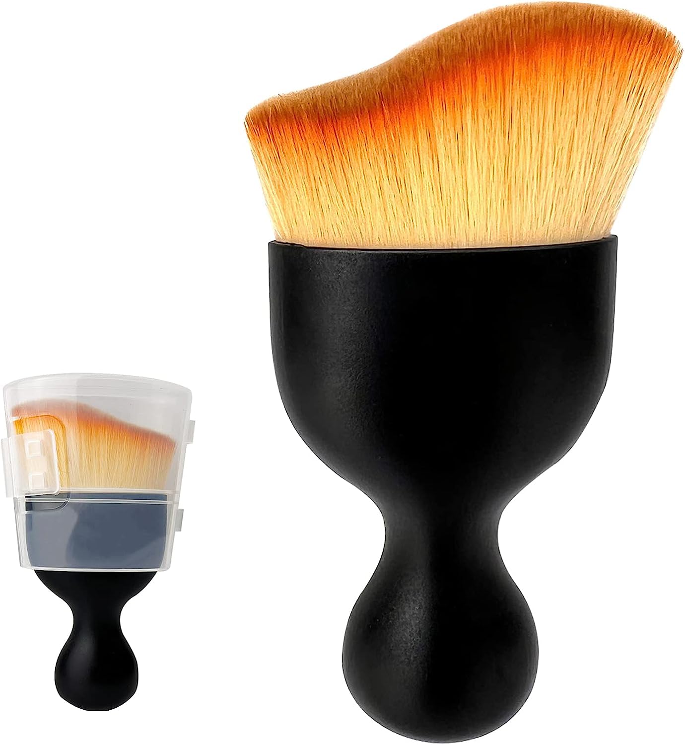 UCRAVO Auto Interior Dust Brush, Soft Car Detailing Brush, Dashboard Air Outlet Gap Dust Removal Brush for Automotive Dashboard, Air Conditioner Vents, Leather, Computer,Keyboard,Scratch Free