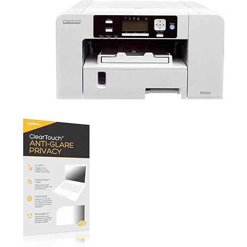 BoxWave Screen Protector Compatible With Sawgrass ChromaBlast Virtuoso SG500 - ClearTouch Anti-Glare Privacy (2-Pack), Privacy Screen Protector Flexible Film Anti-Glare