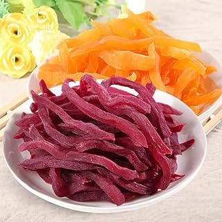 天然美味地瓜干、 自然なおいしい干し芋500g/100g、手作りの紫芋の干し芋、ソフトで甘い、歯にくっつきにくい、自然な甘さ、地瓜干、干し芋、紫干し芋 、健康的で栄養価の高いドライフルーツ (紫芋,1000g)