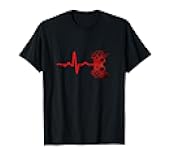 Gamer Heartbeat Video Games Gaming Boys Teens Men T-Shirt Small