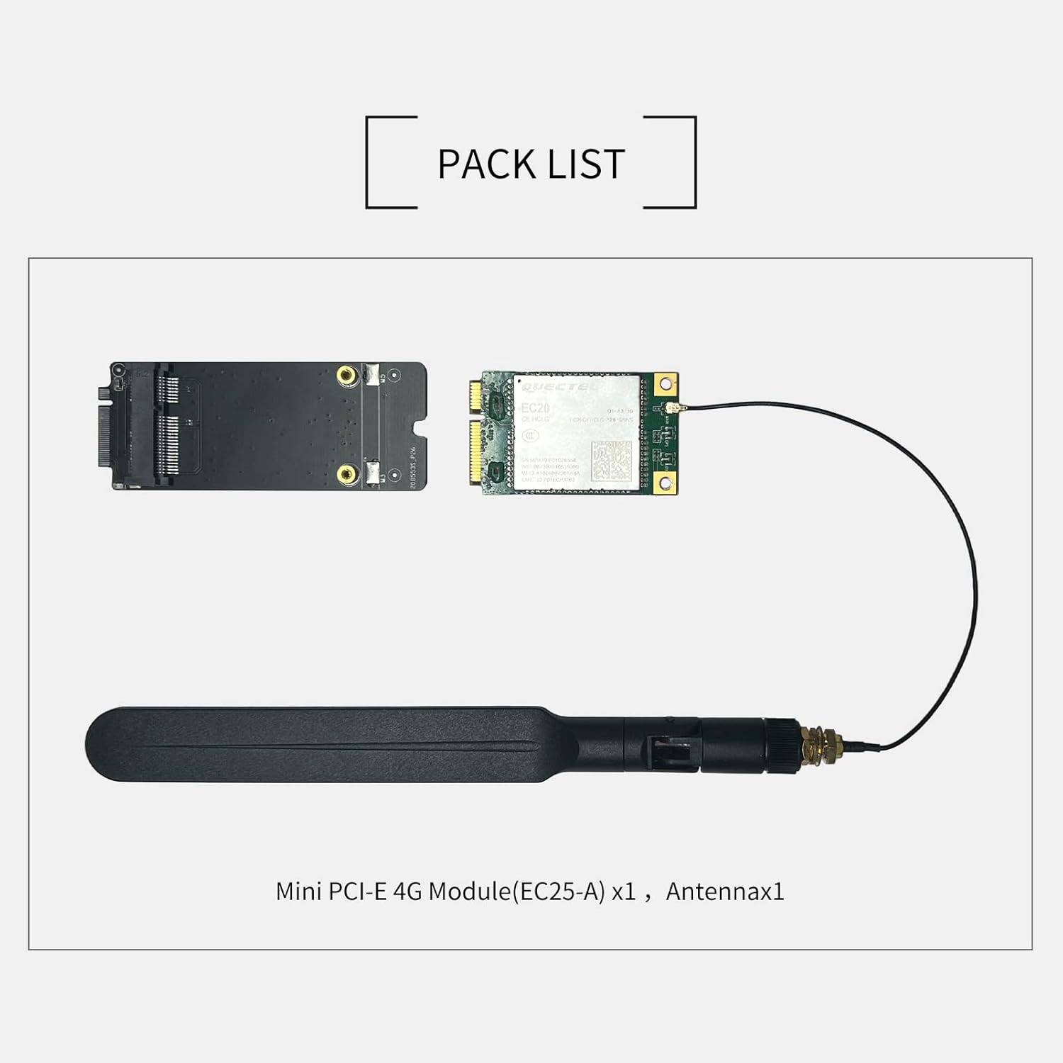 4G LTE Module Card Mini PCI-E Wireless Module Network Card for YY3568 Linux AI Developer Kit